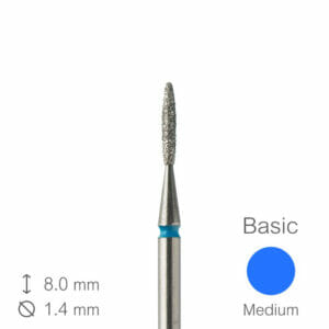 Diamond bit - Basic, medium 8.0/1.4 mm
