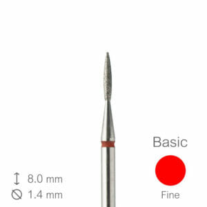 Алмазная фреза - Basic, тонкий 8.0/1.4 мм