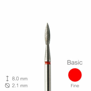 Diamond bit - Basic, fine 8.0/2.1 mm