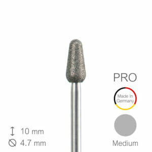 Алмазная фреза - Pro, средний 10.0/4.7 мм